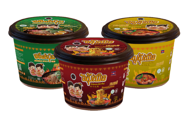 Bro & Sis cup noodle range